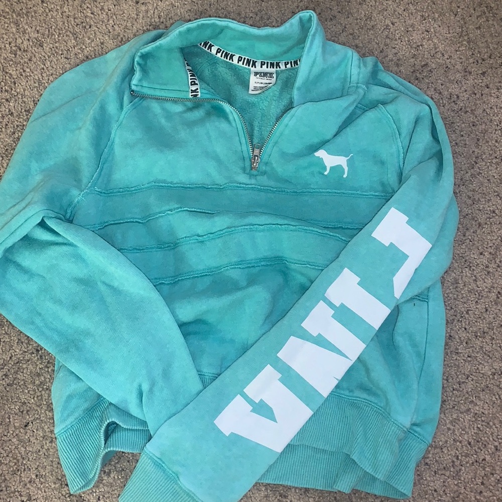 Pink Victorias Secret Quarter Zip